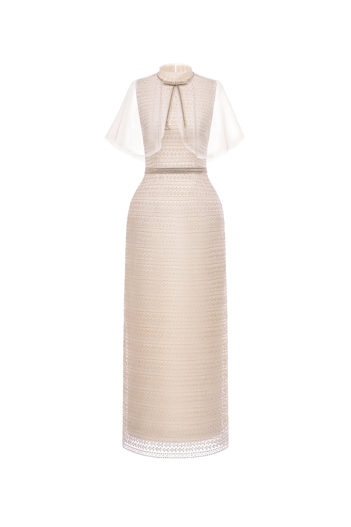 Finette High Neck Midi Dress