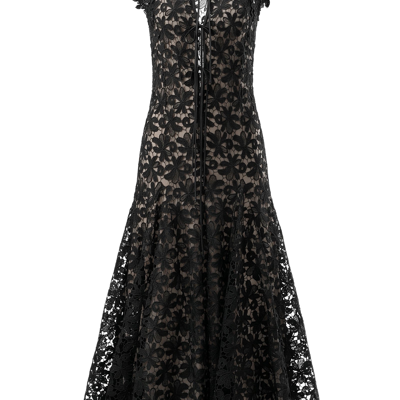 Seline Applique Midi Dress