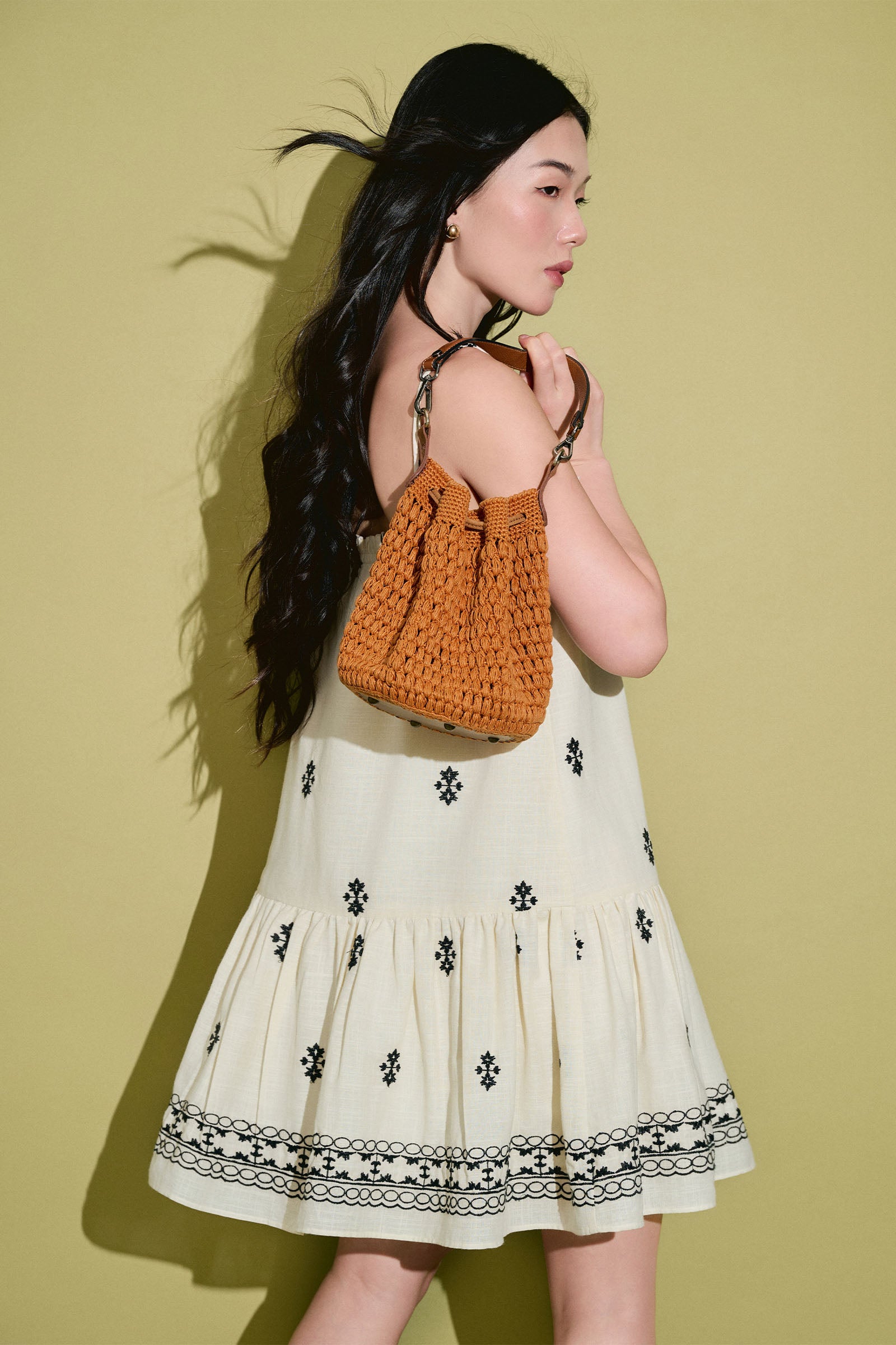 Rowena Trapezoid Mini Dress