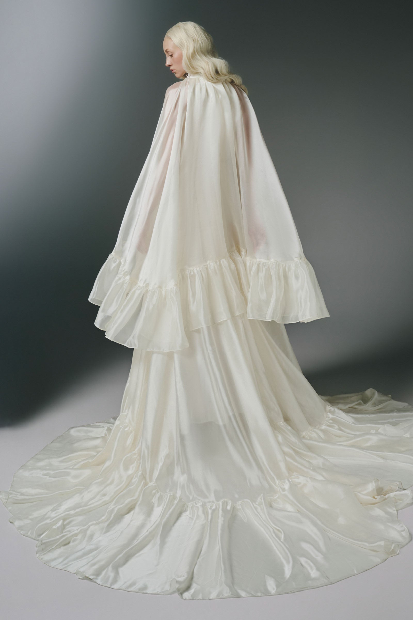 Antonia Cape Sleeve Maxi Dress