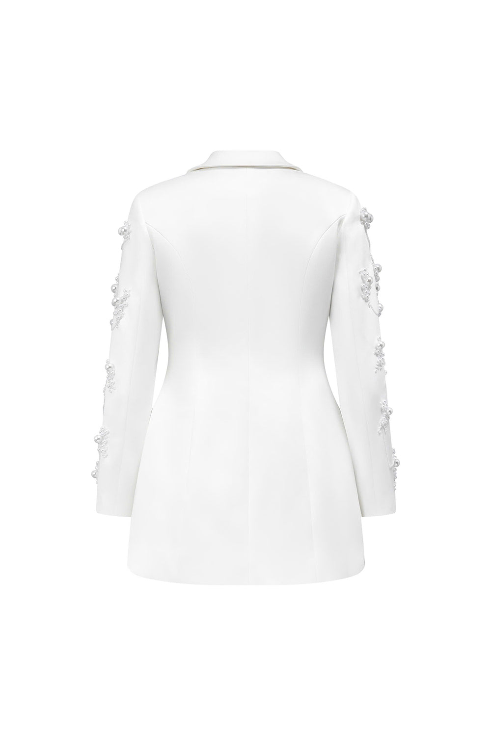 Valse Sheath Peak Lapel Silk Blend Blazer