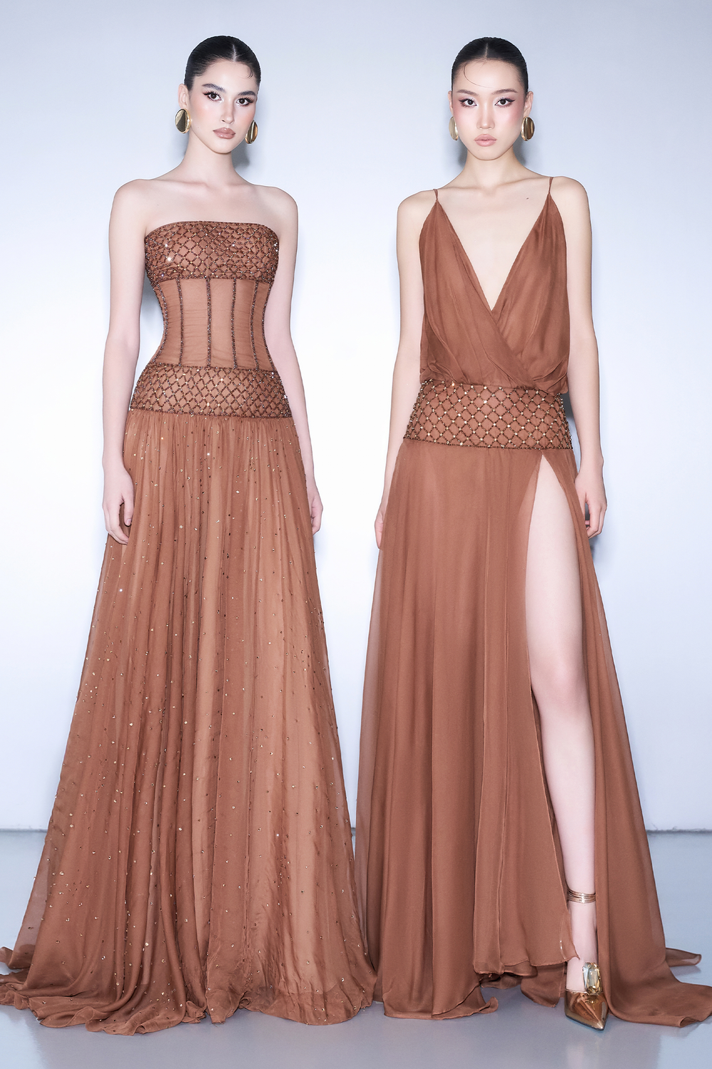 Desiree Draped Maxi Dress