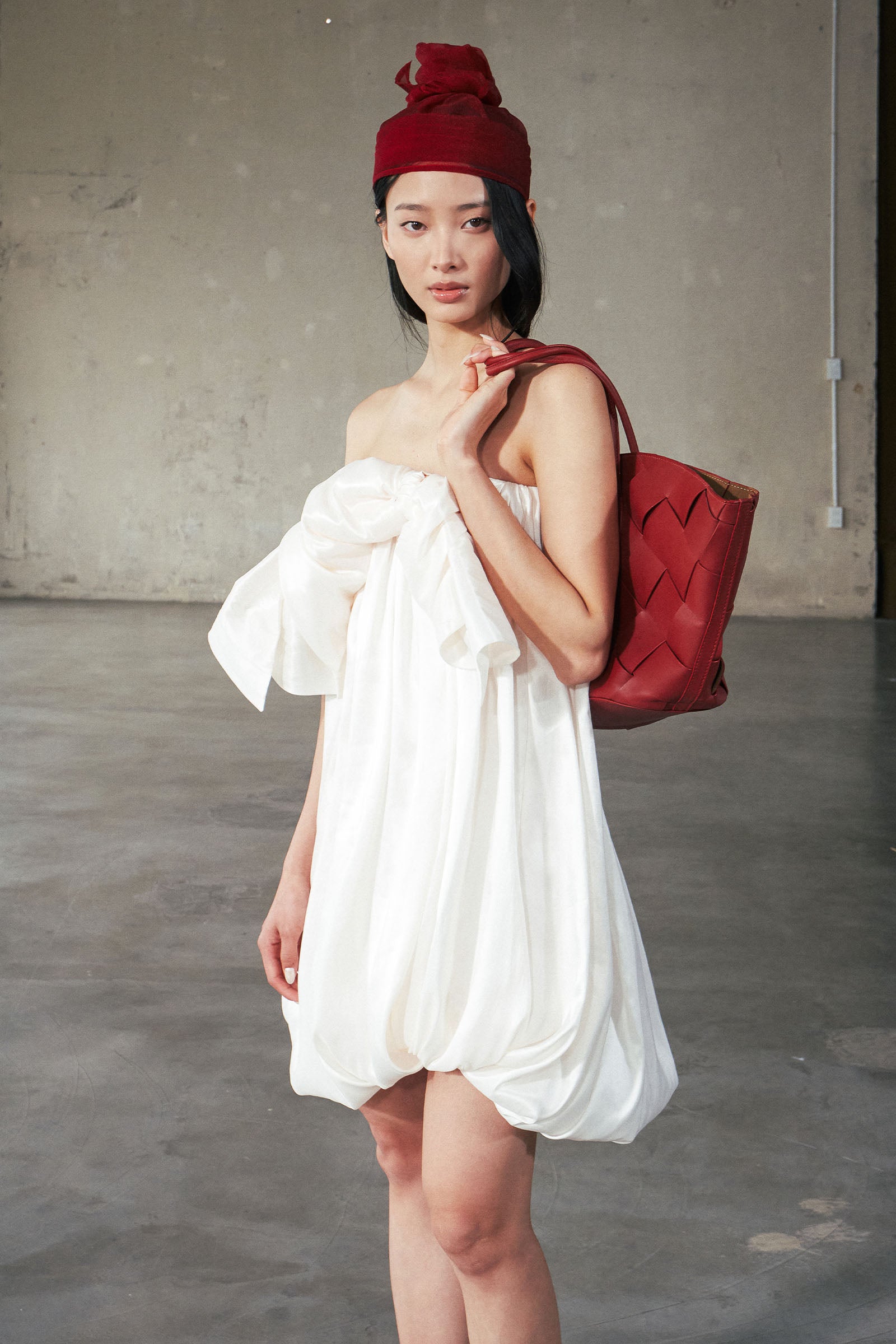 Vien Y Bubble Mini Dress