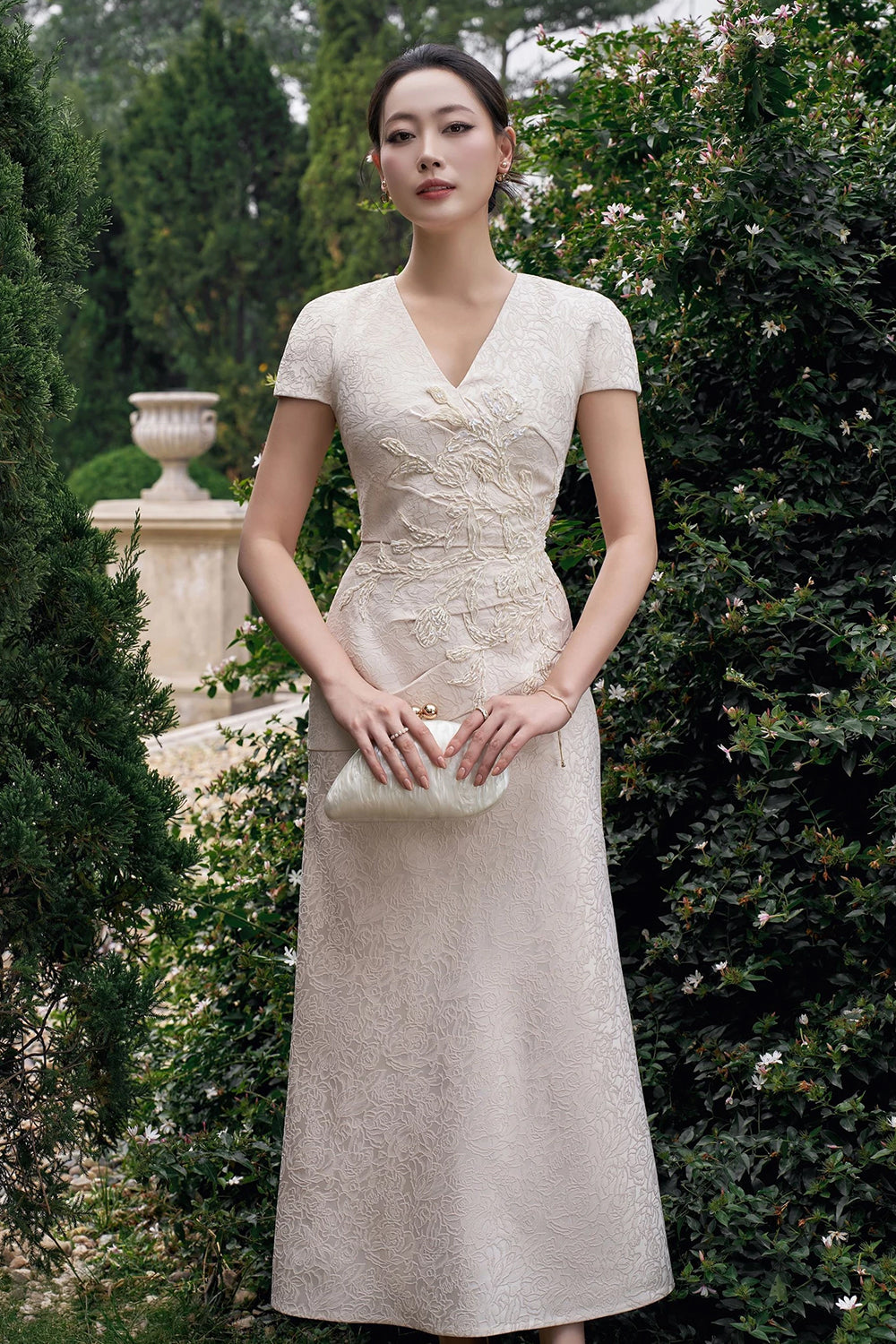 Fleur Sheath Midi Dress