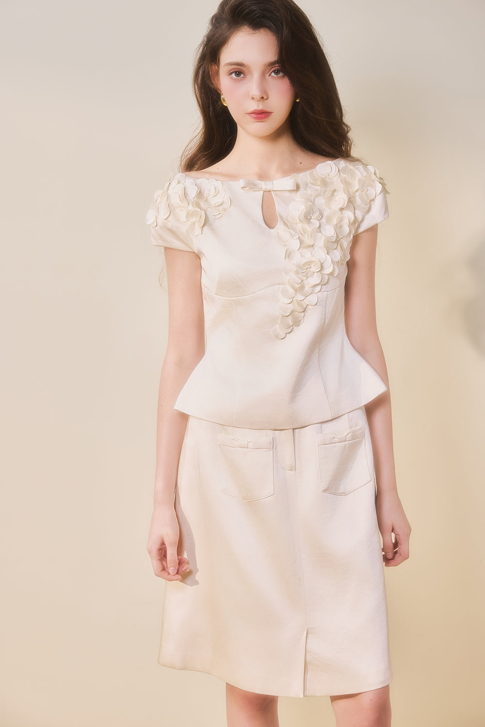 Olin Peplum Top