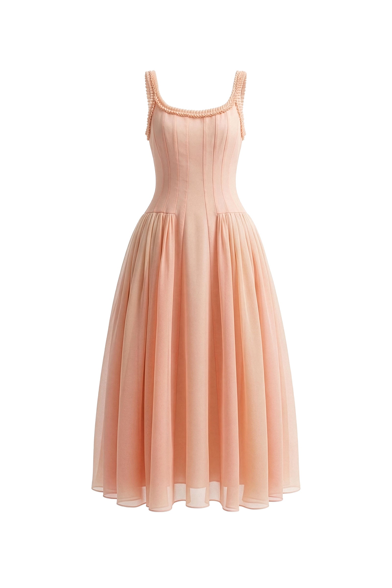 Roselle Square Neck Midi Dress