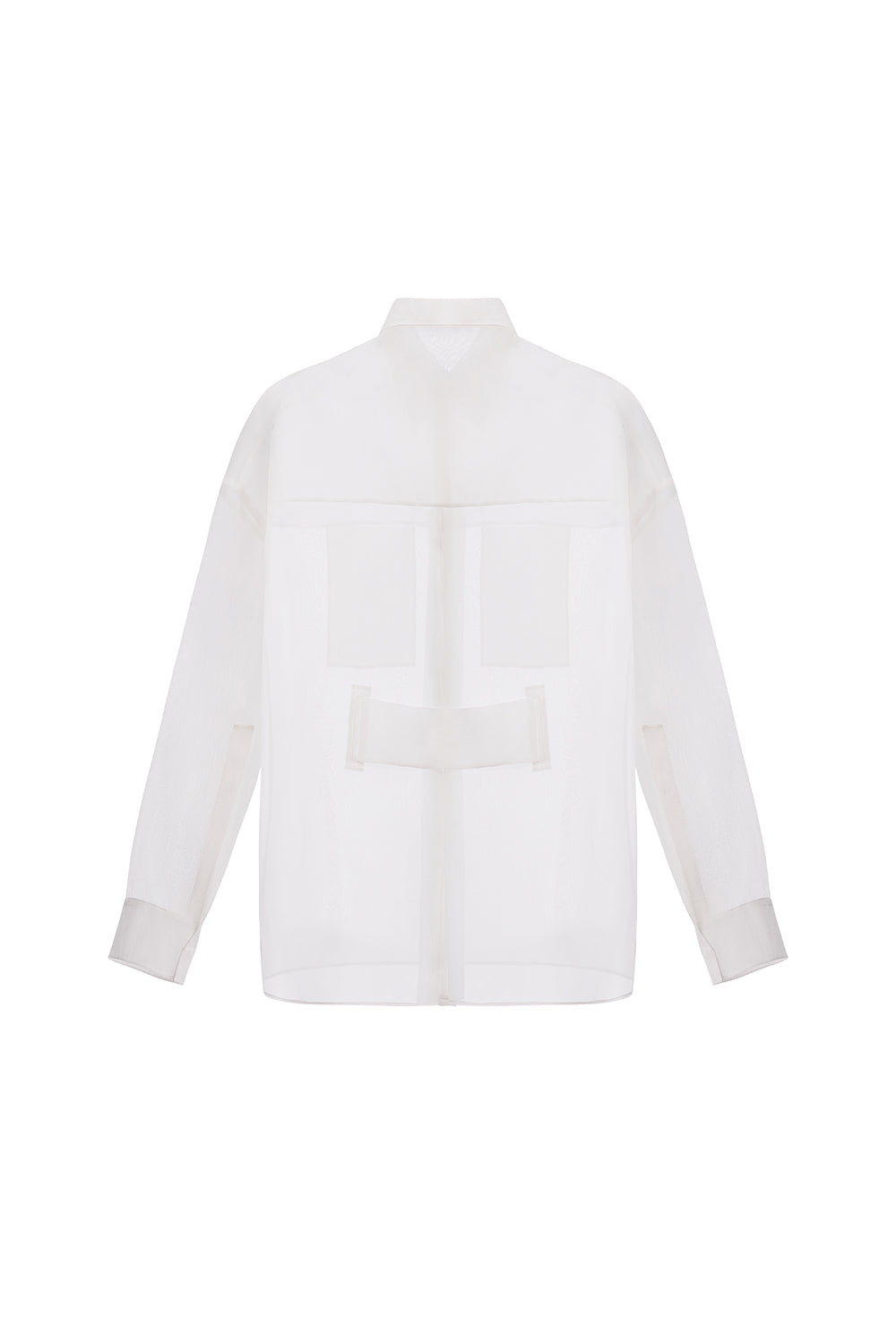 Raegan Straight Sheer Organza Shirt