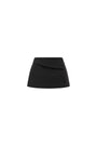 Ontario A-line Basic Cotton Blend Mini Skirt