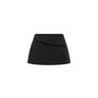 Ontario A-line Basic Cotton Blend Mini Skirt
