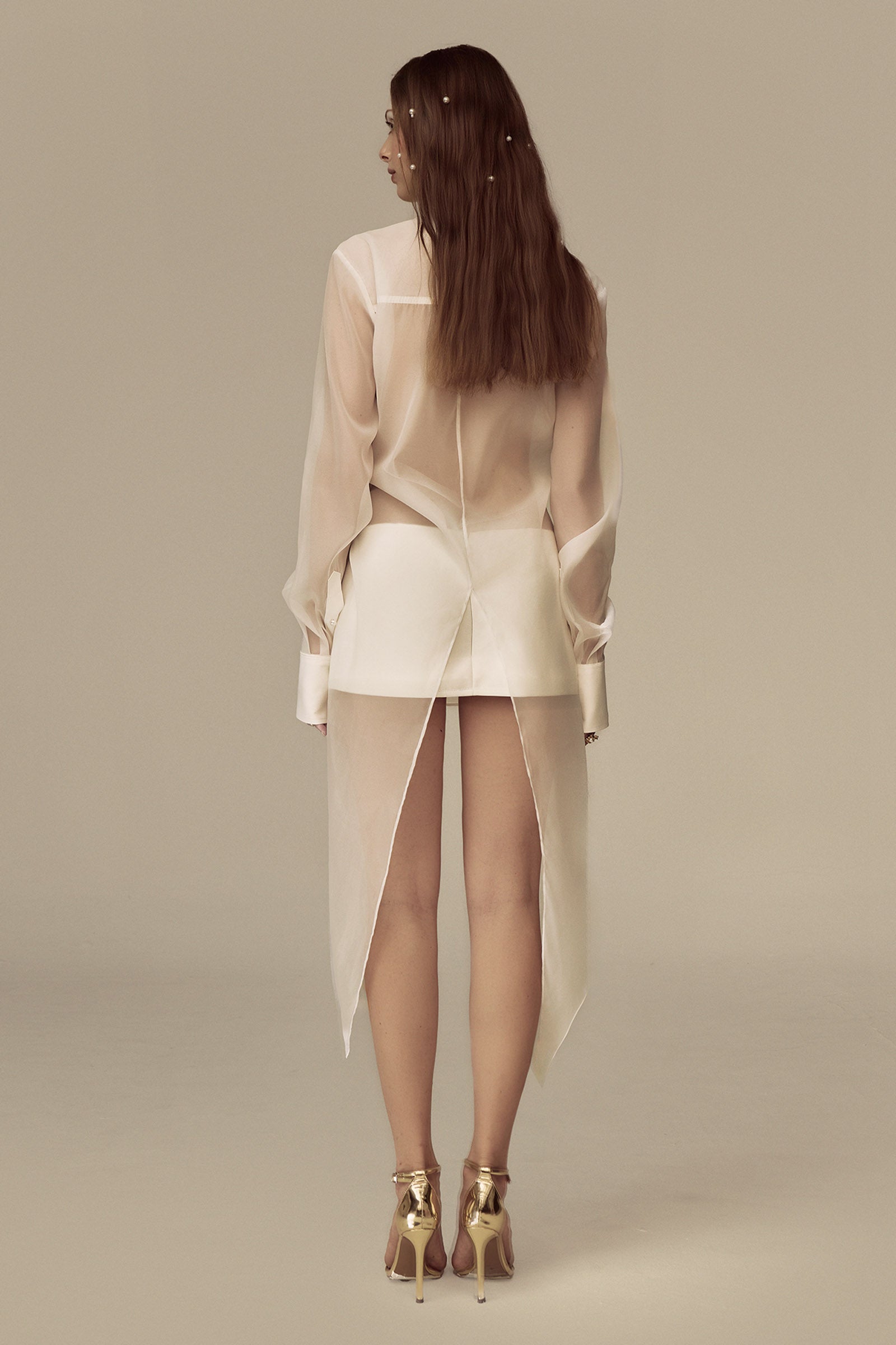 Marabel Straight Button Skirt