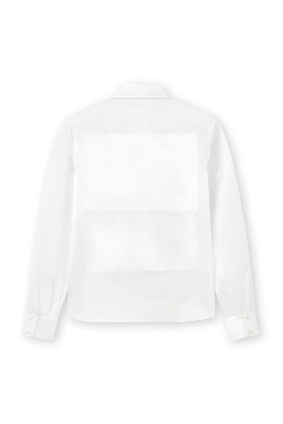 Scarlet Cuff Sleeve Organza Shirt