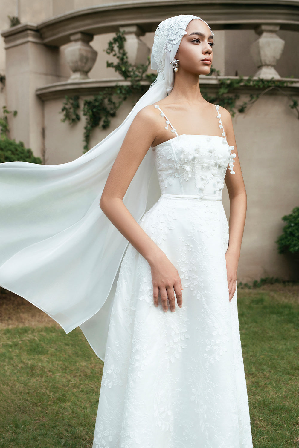 Titania Applique Midi Dress