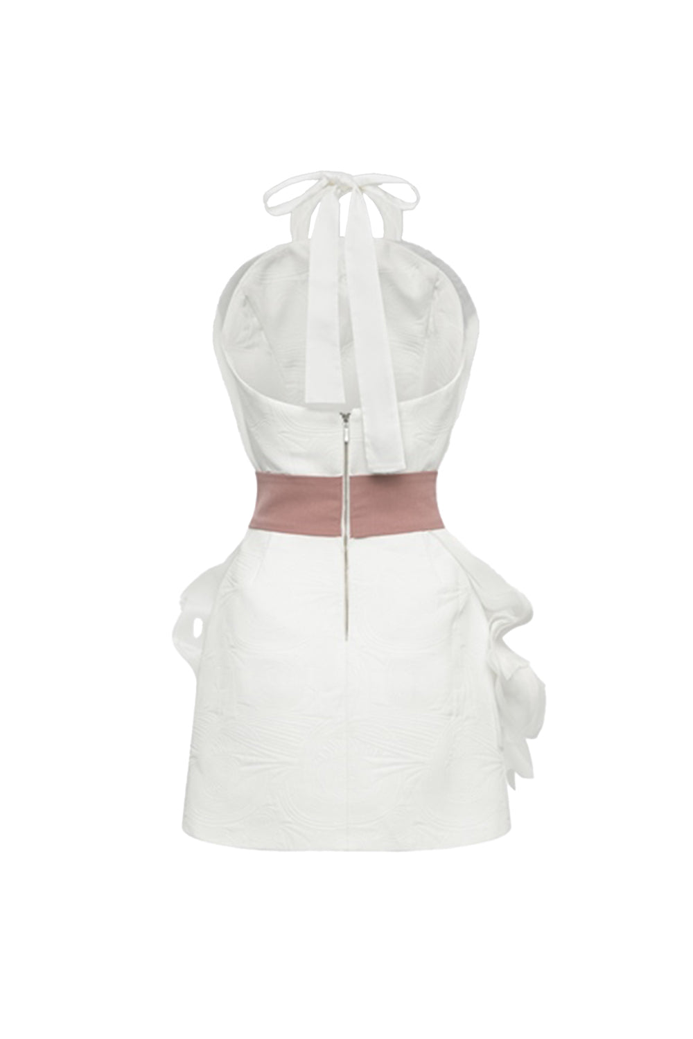 Wisteria A-line Ruffle Layer Organza Cotton Mini Dress