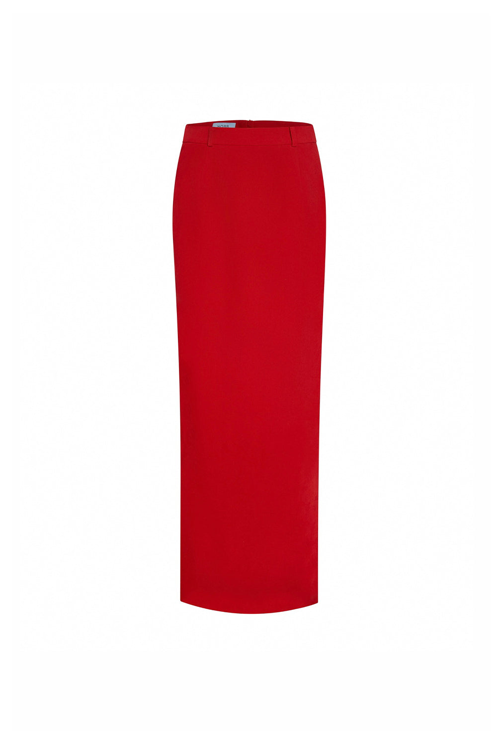 Matilda Straight Basic Velvet Ankle Length Skirt