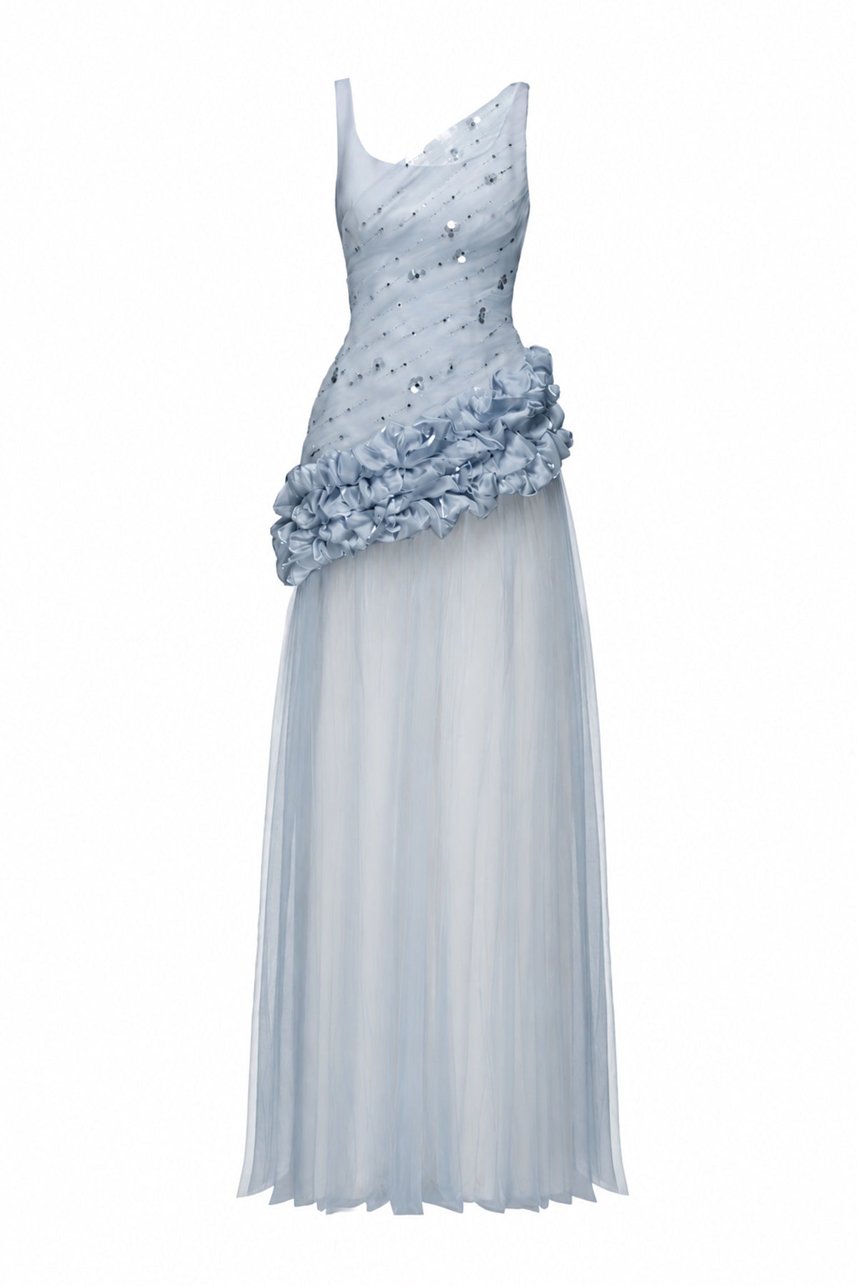 Lavish Asymmetric Maxi Dress