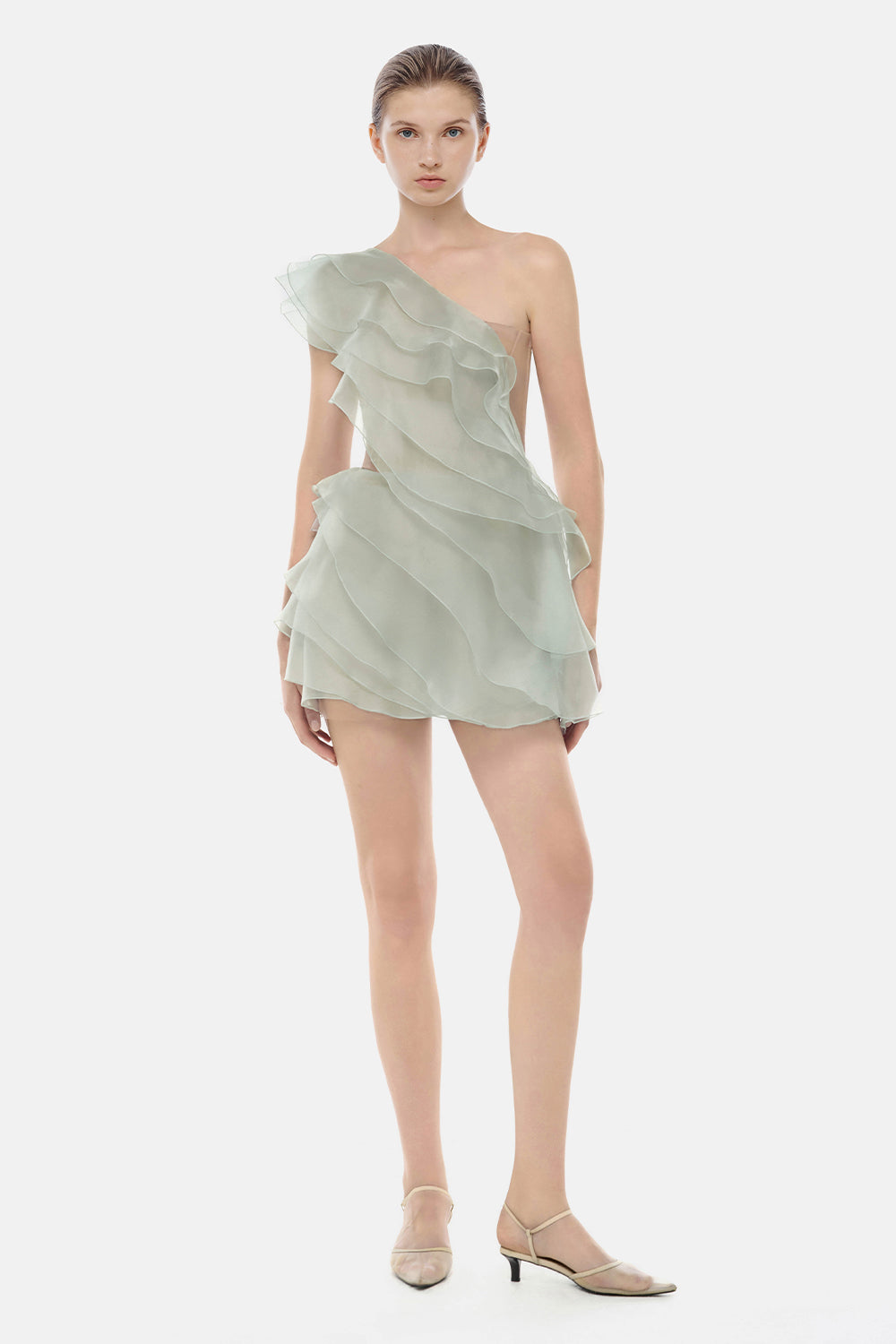 Jolie Ruffle Mini Dress