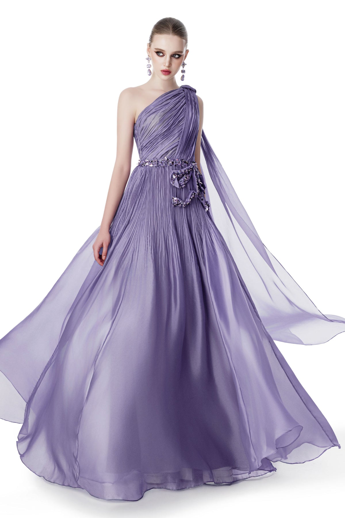 Freya Pleated Maxi Dress