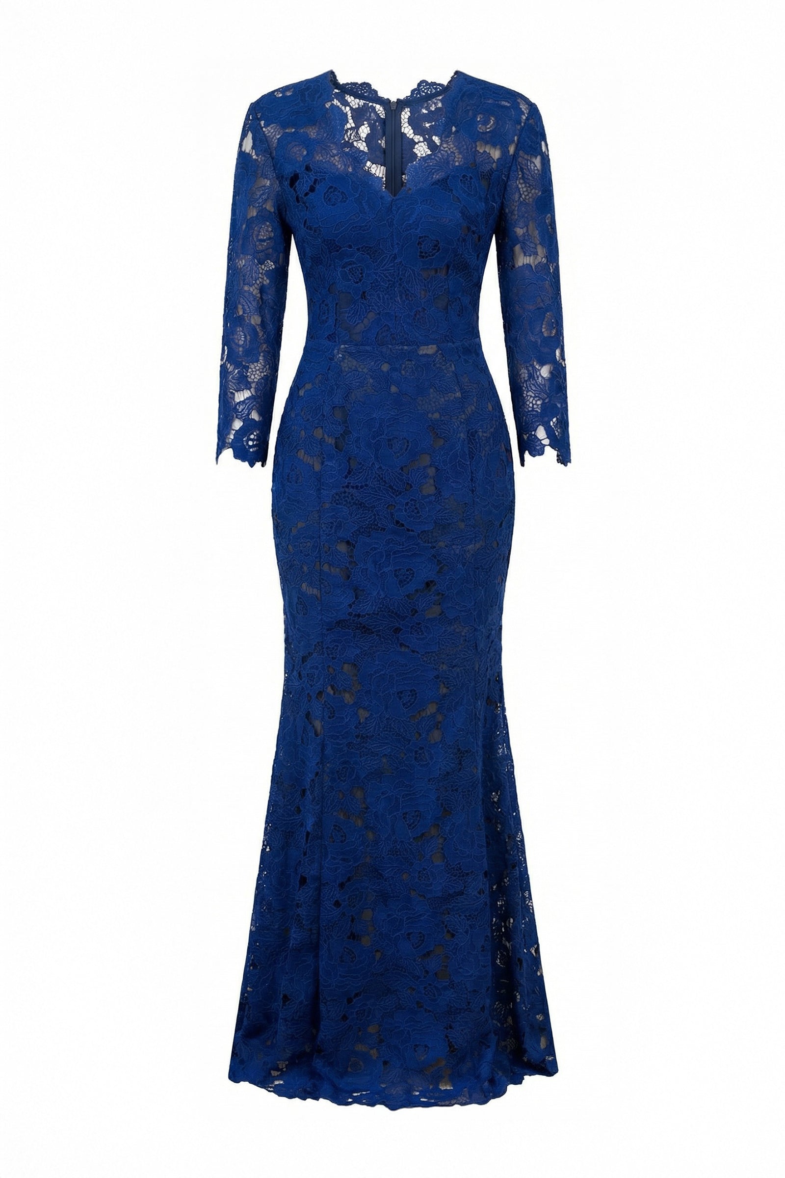 blue fishtail maxi dress Royal Blue Satin One Shoulder Ruffled Fishtail Maxi Dress