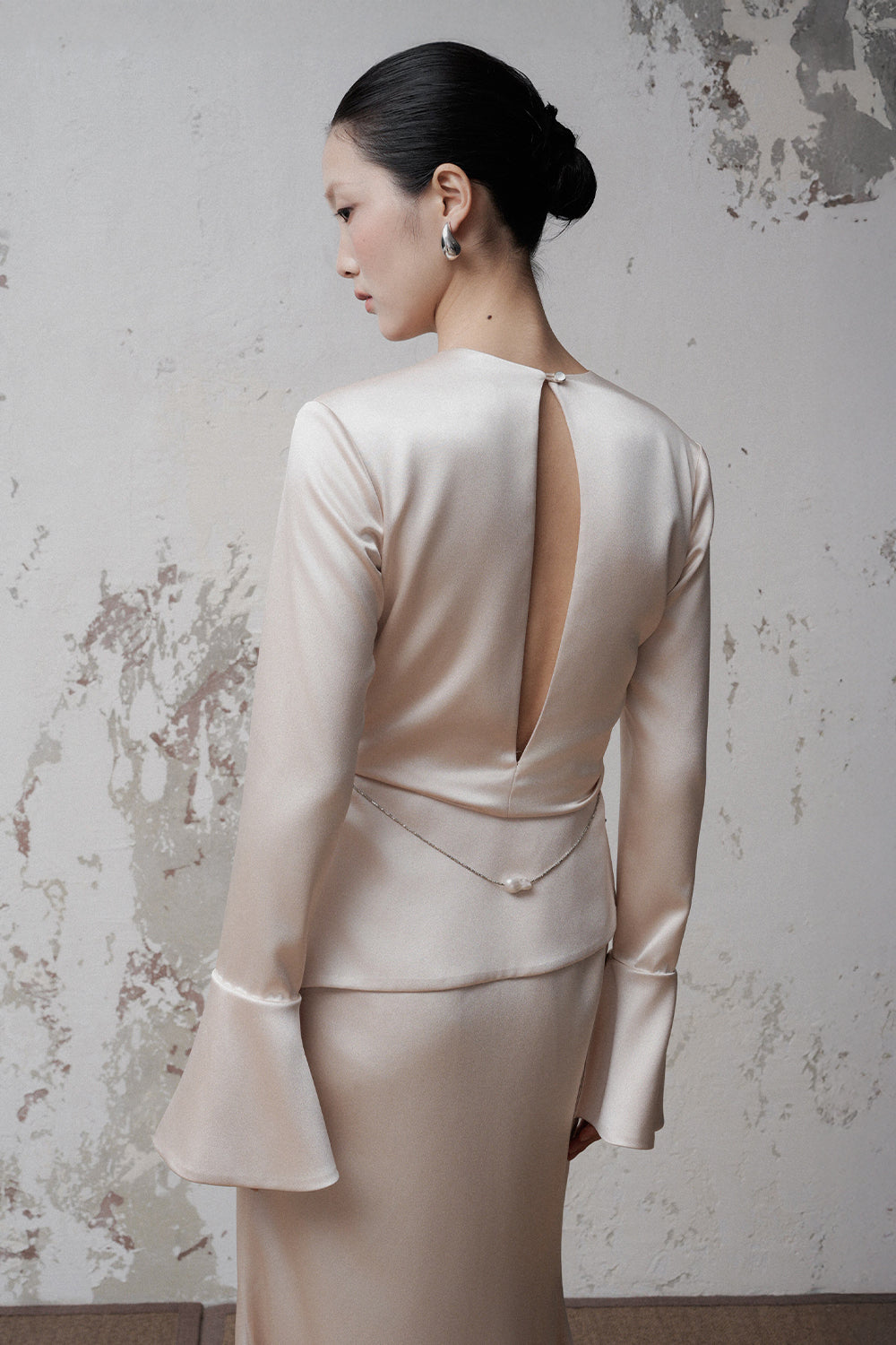 Lior Bell Sleeve Maxi Dress