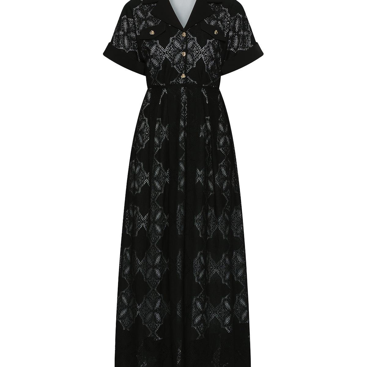 Katherina Embroidery Maxi Dress