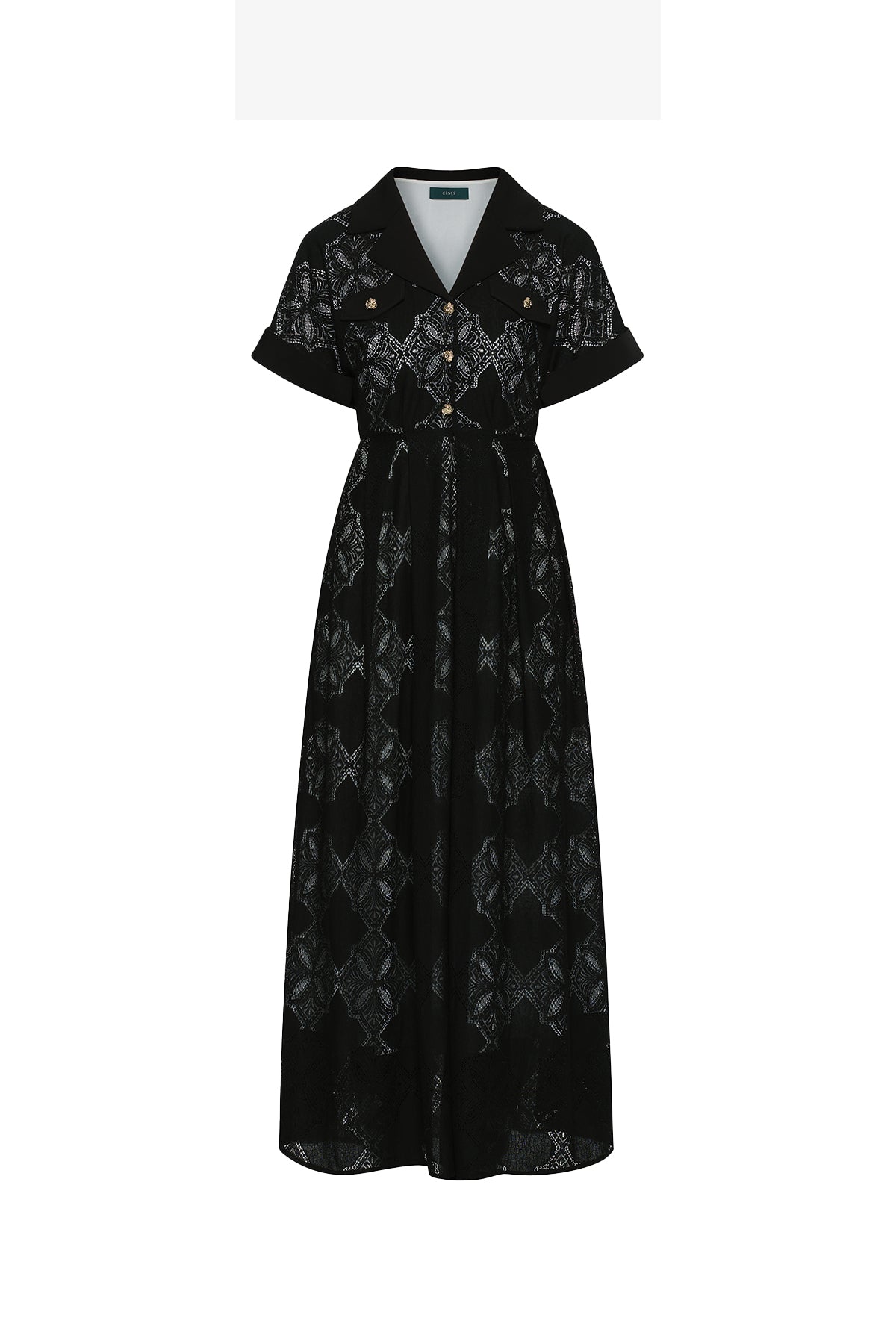 Katherina Embroidery Maxi Dress