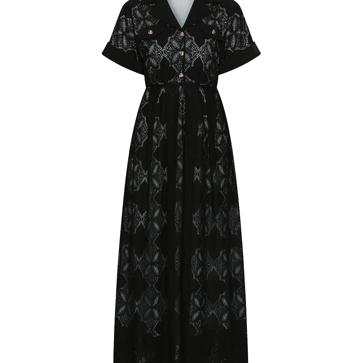 Katherina Embroidery Maxi Dress