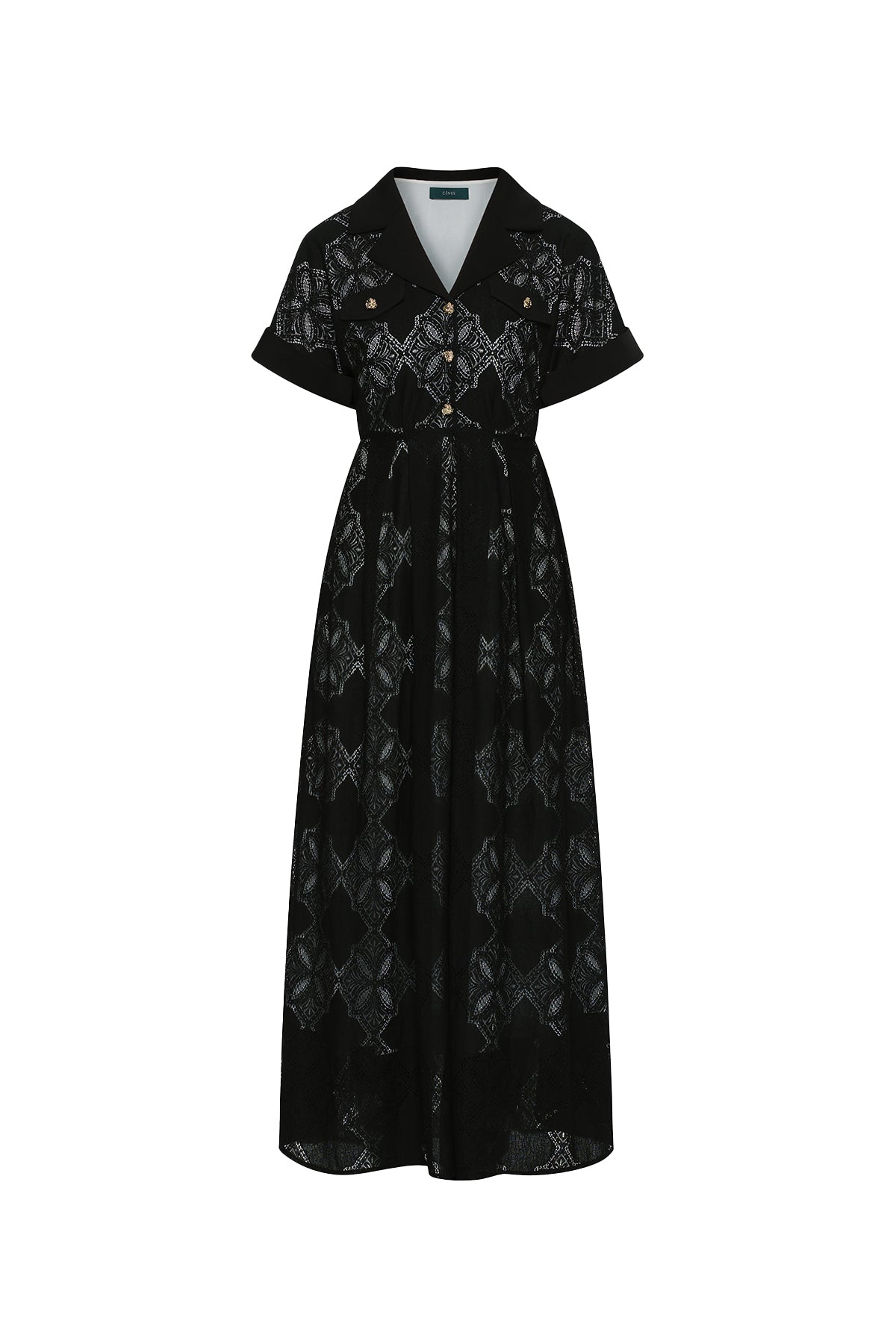 Katherina Embroidery Maxi Dress