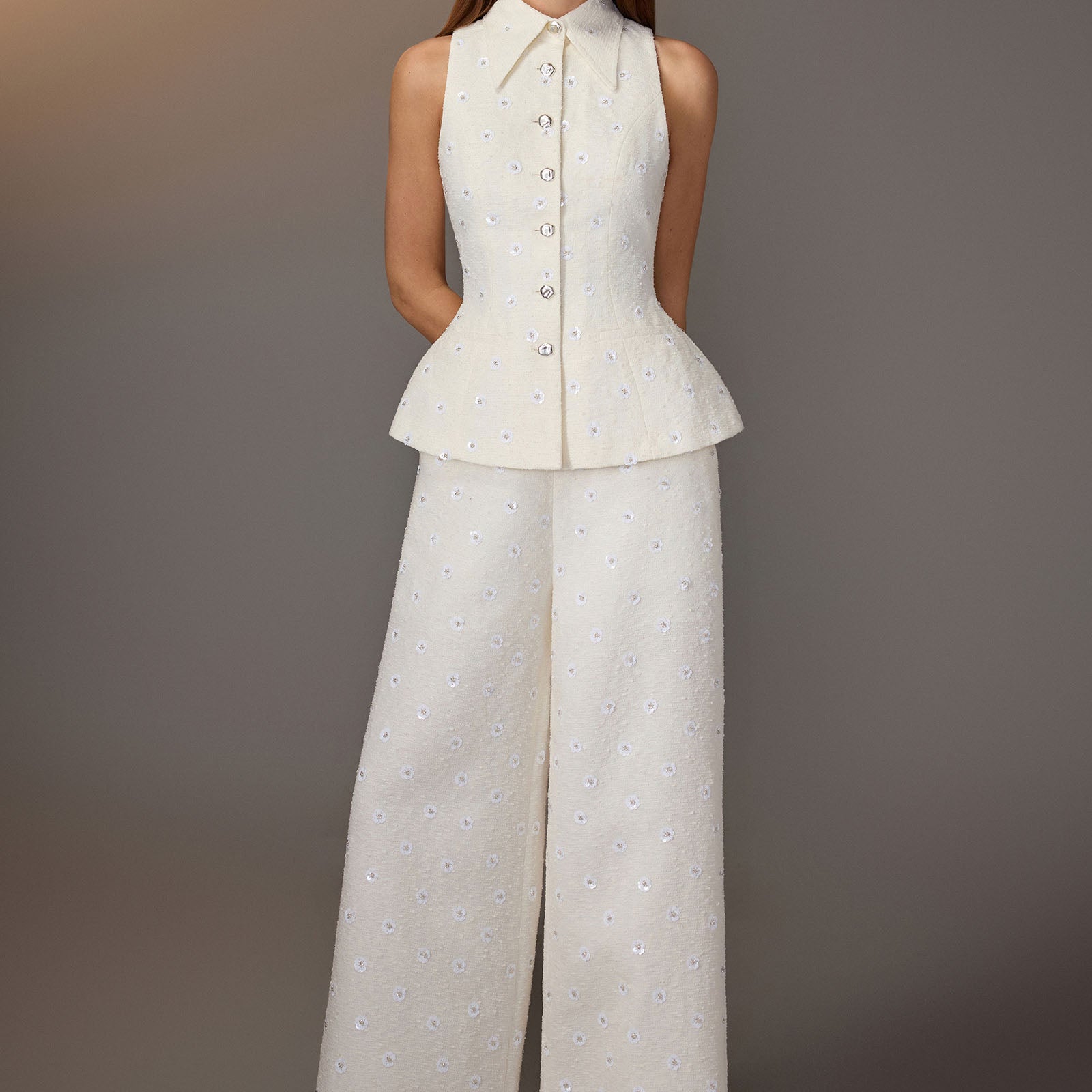 Kodemari Peplum Top