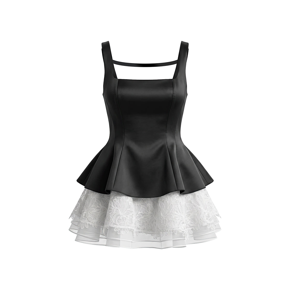 Cloudlace Peplum Top