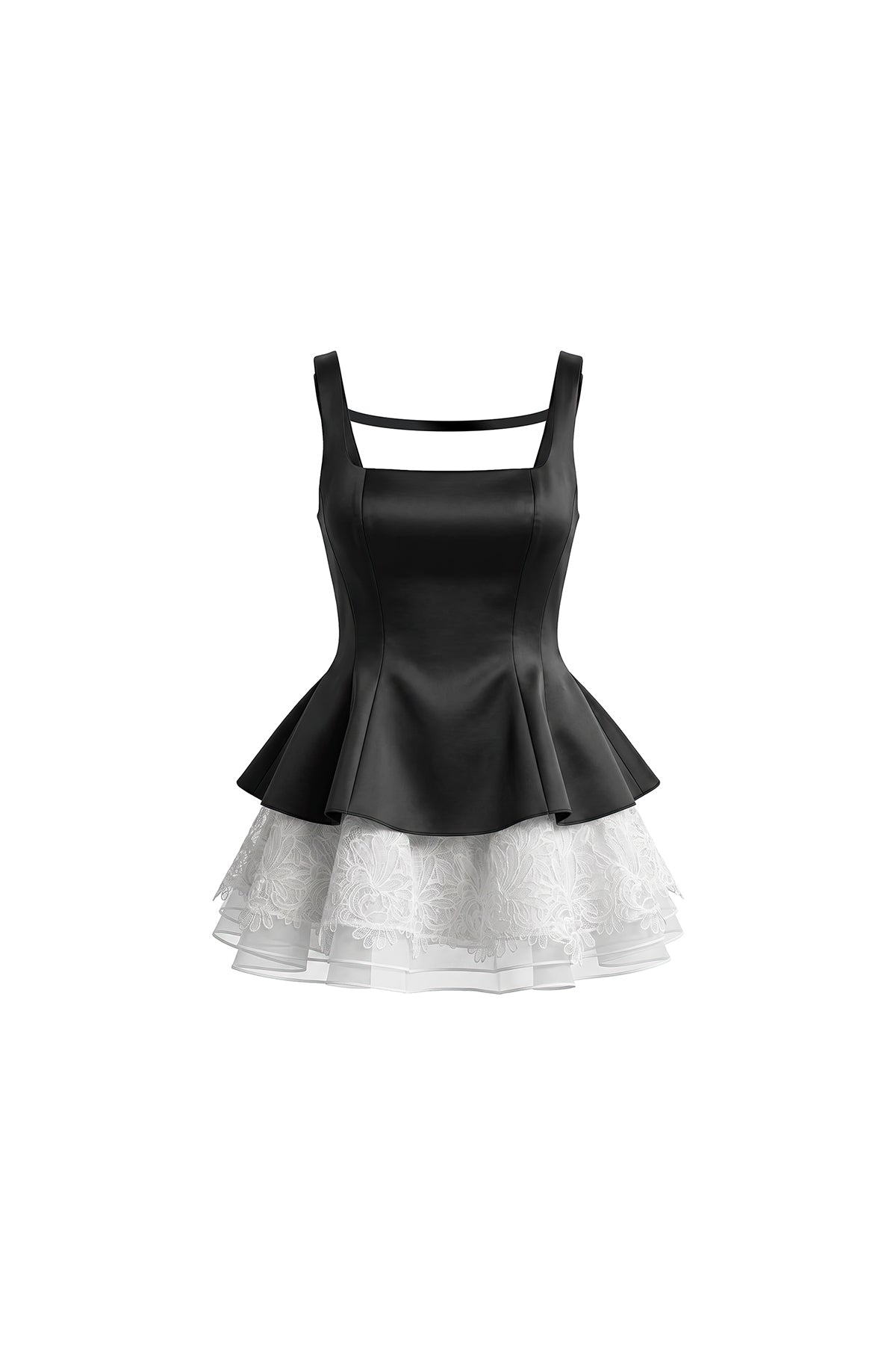 Cloudlace Peplum Top