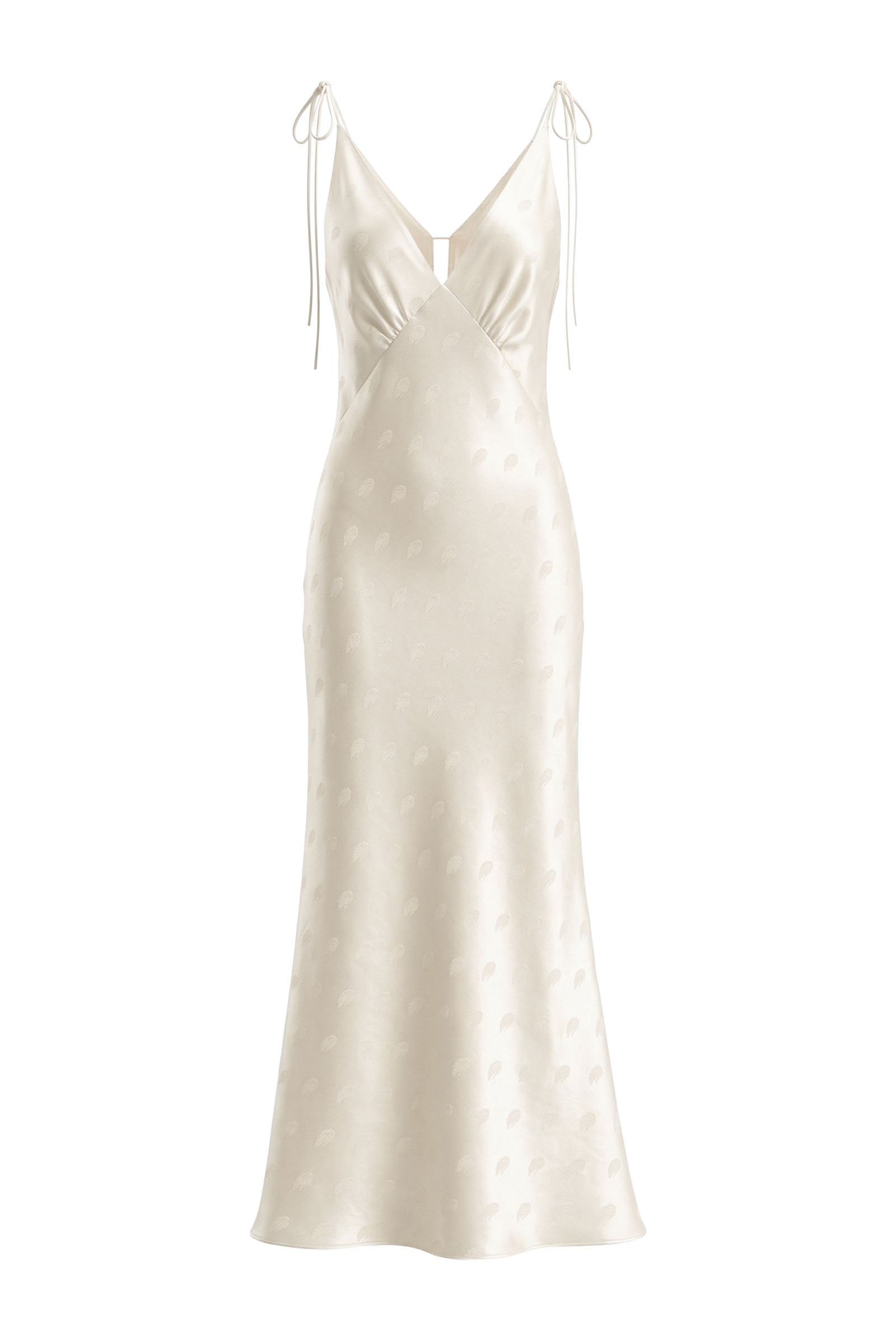 Alina Sheath Maxi Dress Ivory Cream / Customize
