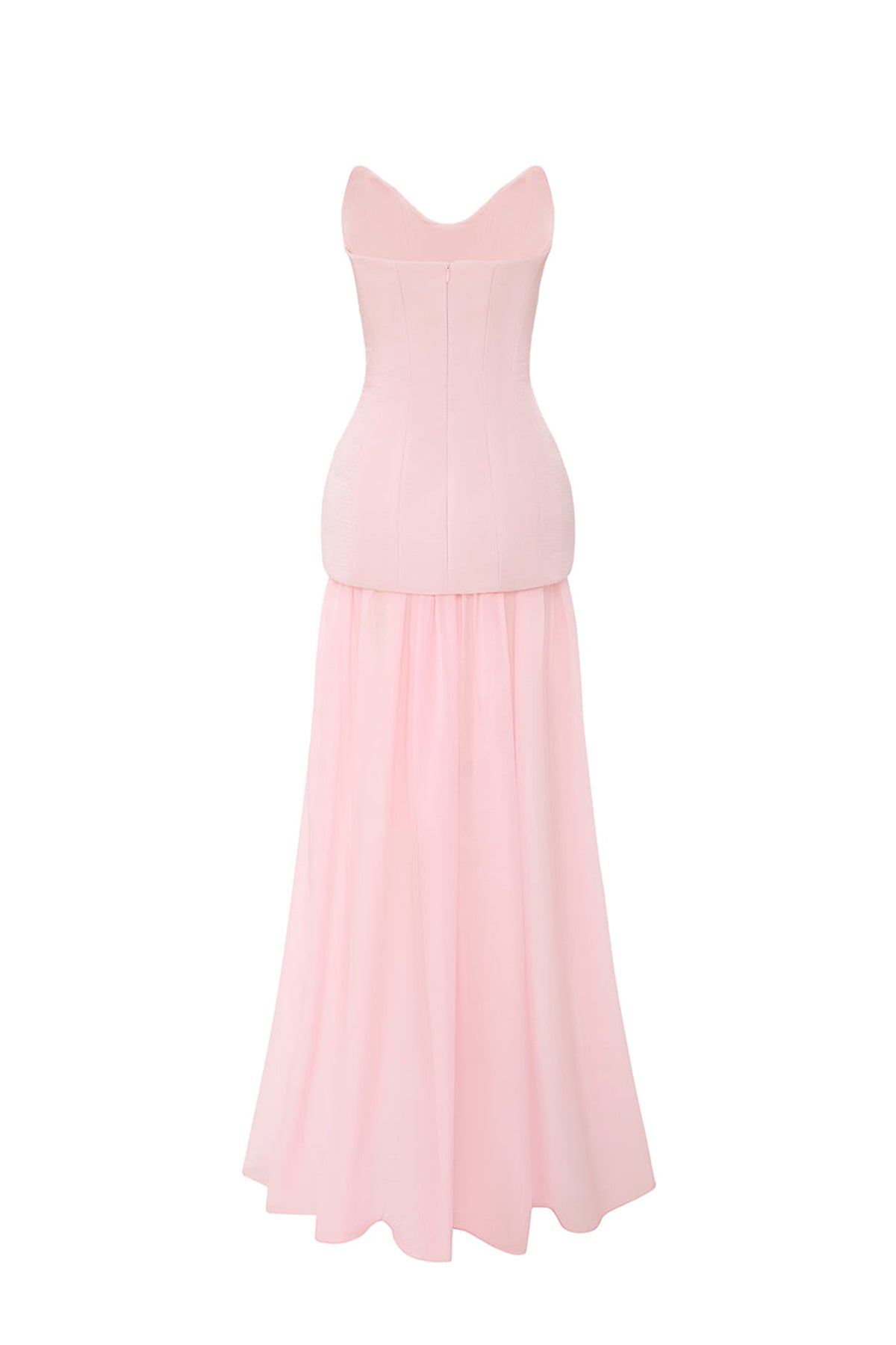 Rose Éventail Sweetheart Pleated Set