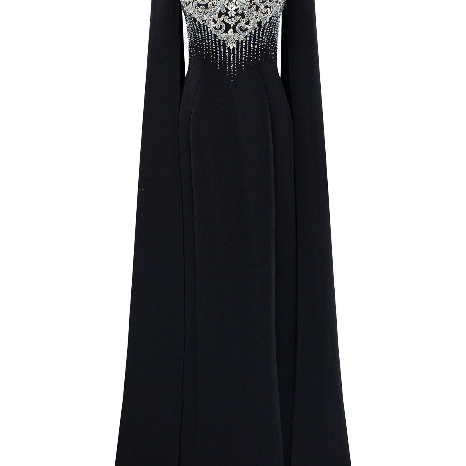 Eva Cape Sleeve Maxi Dress