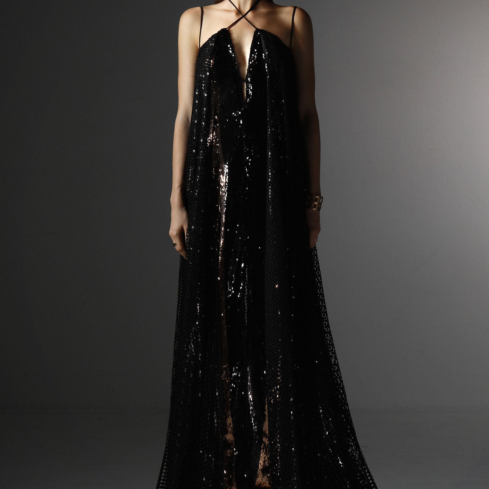Hellebore Trapezoid Maxi Dress