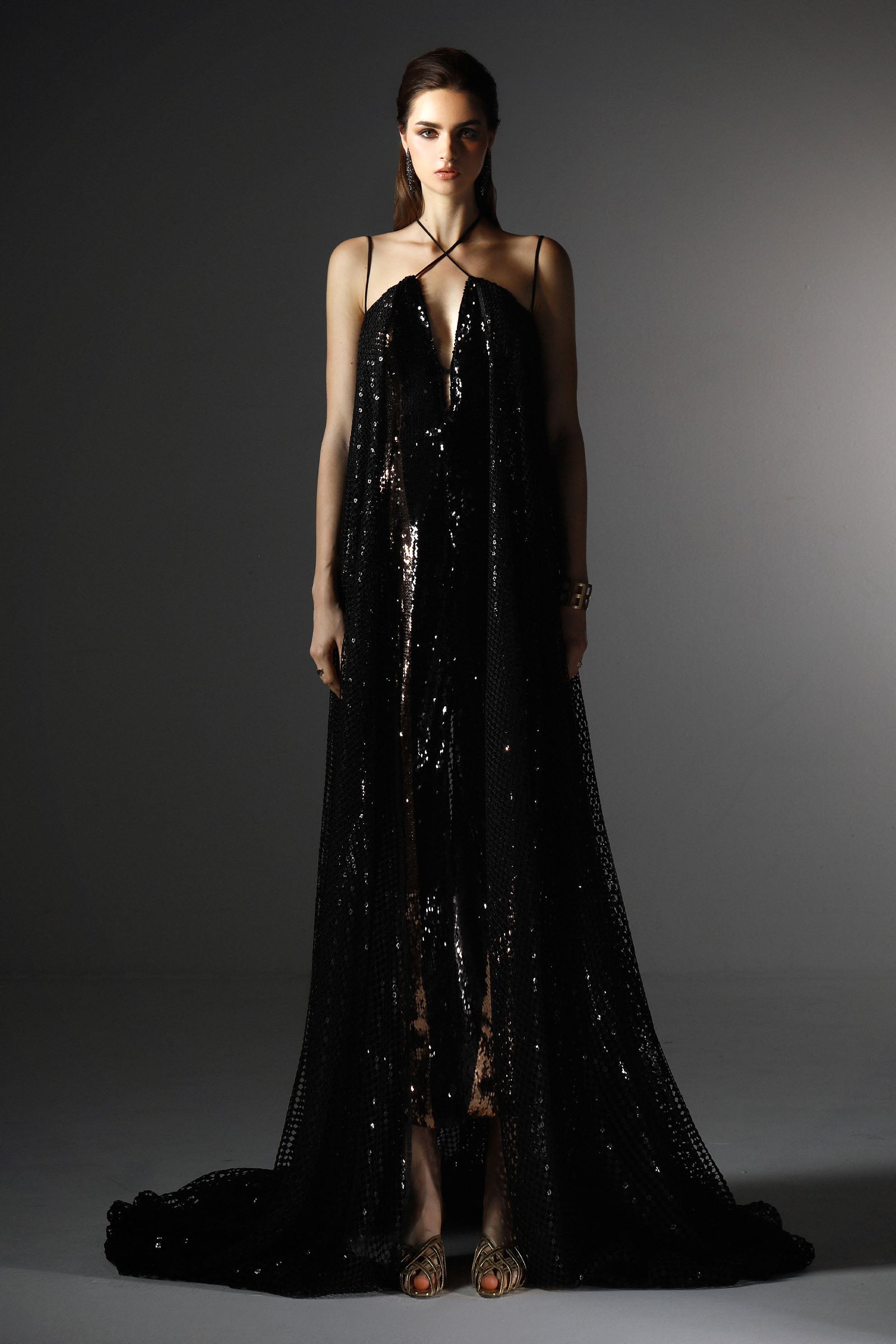 Hellebore Trapezoid Maxi Dress