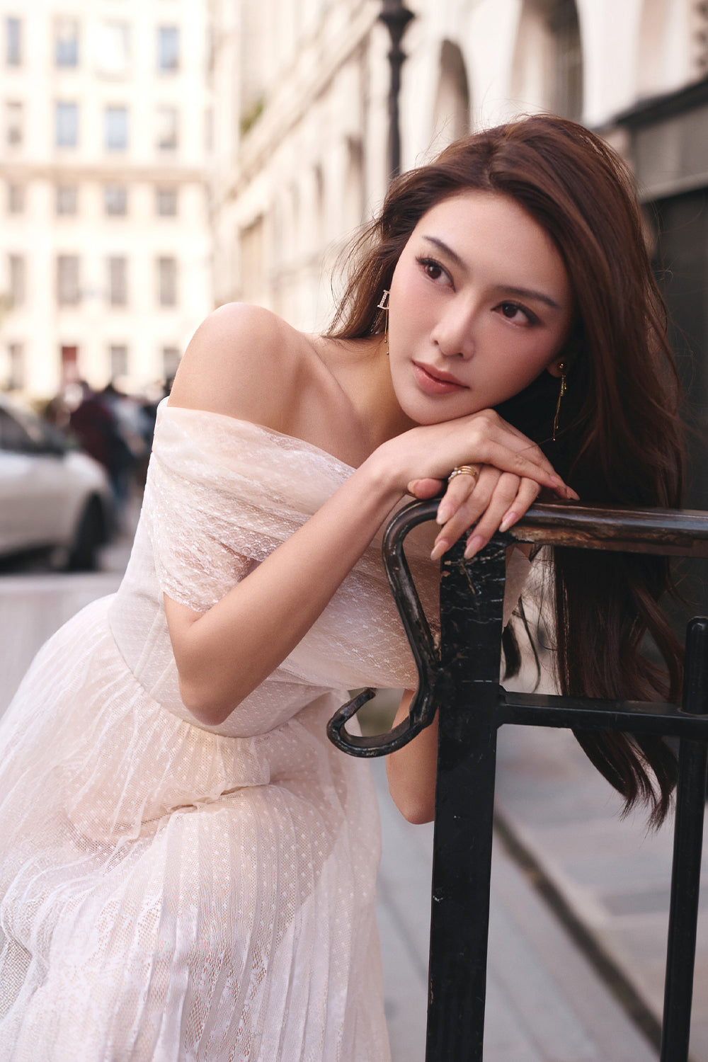 Frost A-line Midi Dress