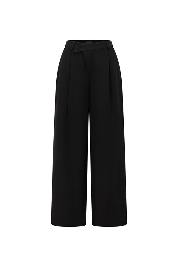 Jane Straight Basic Cotton Blend Ankle Length Pants