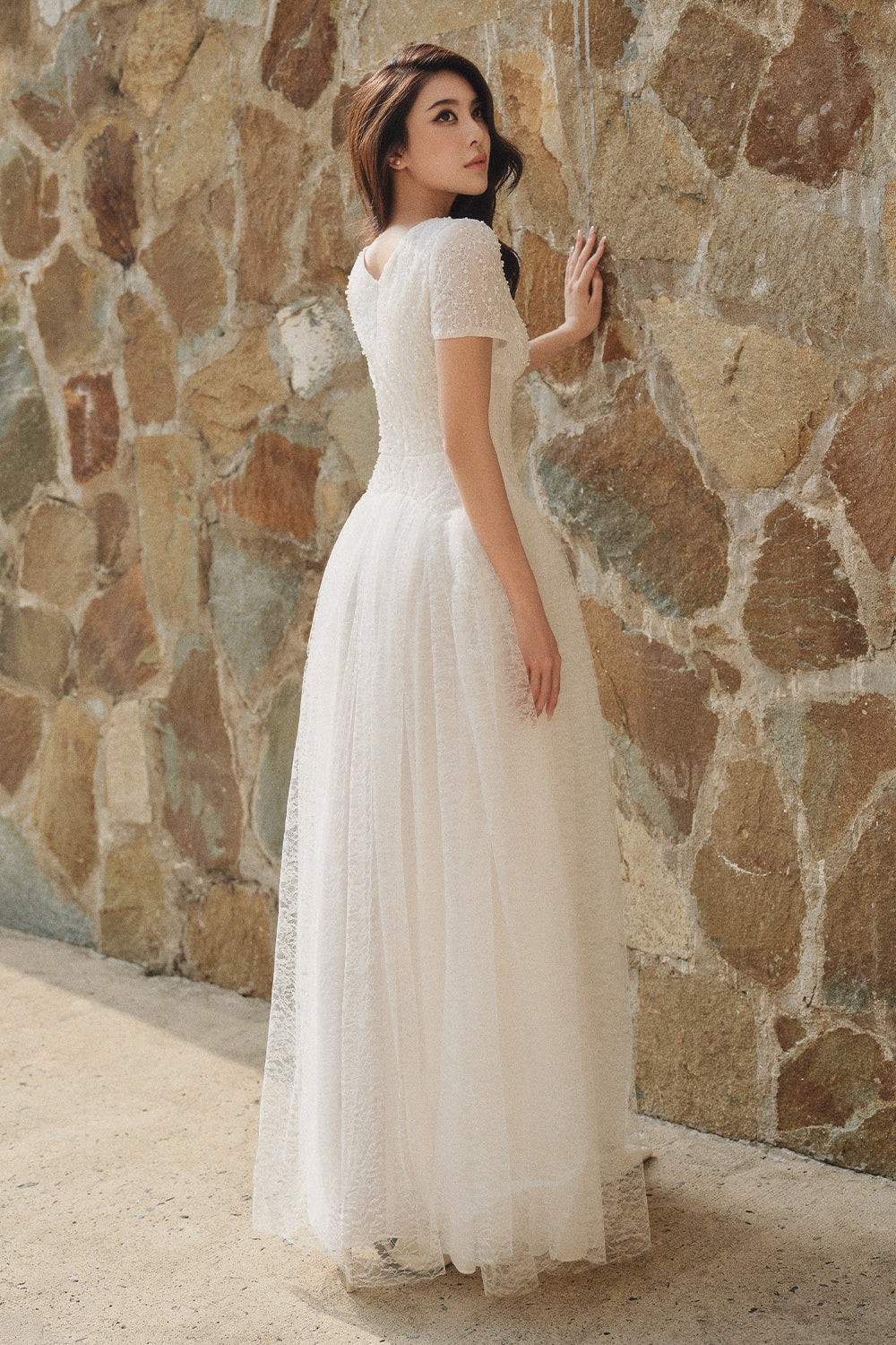 Cristal Bead Maxi Dress