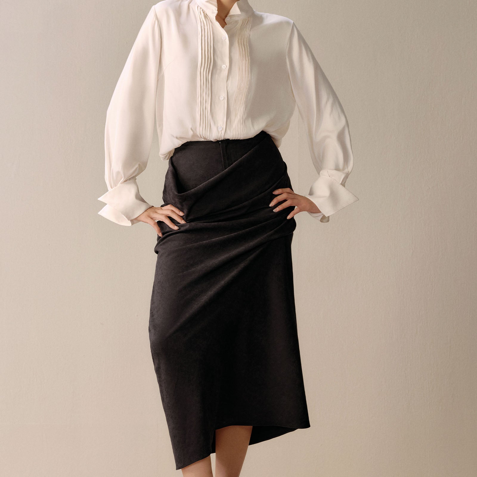 Rowen Pin Tuck Shirt