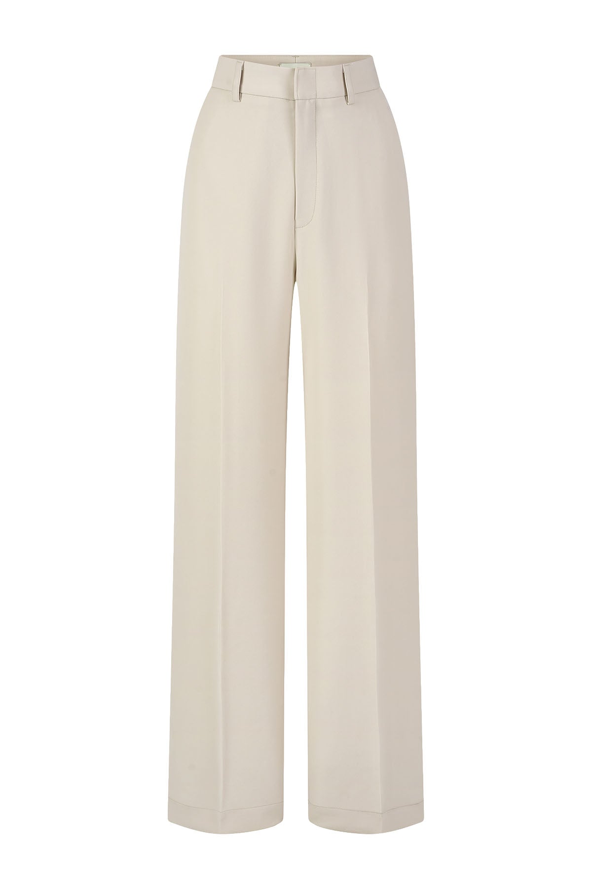 Nude Pleated Pants