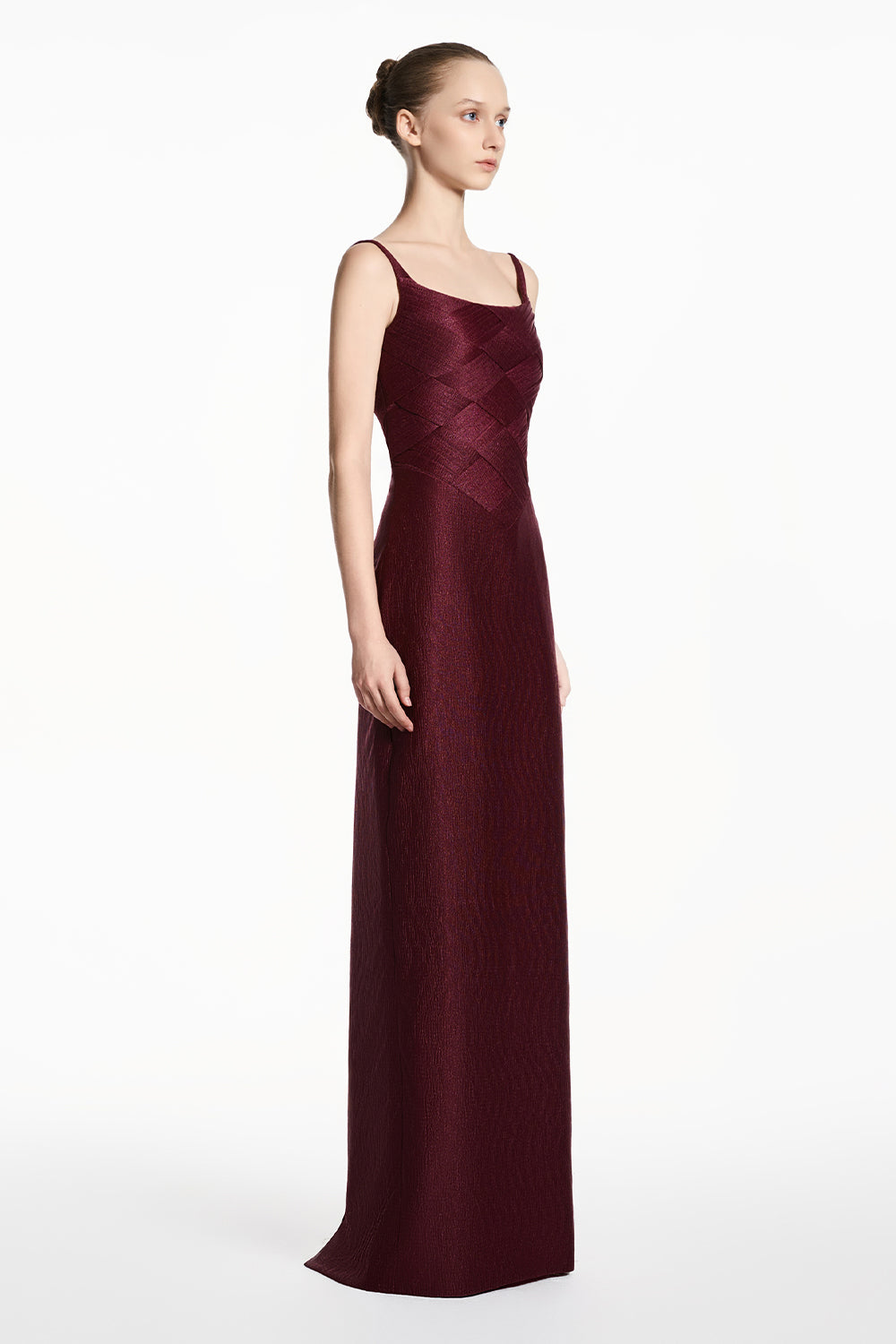 Rayne Square Neck Spandex Maxi Dress