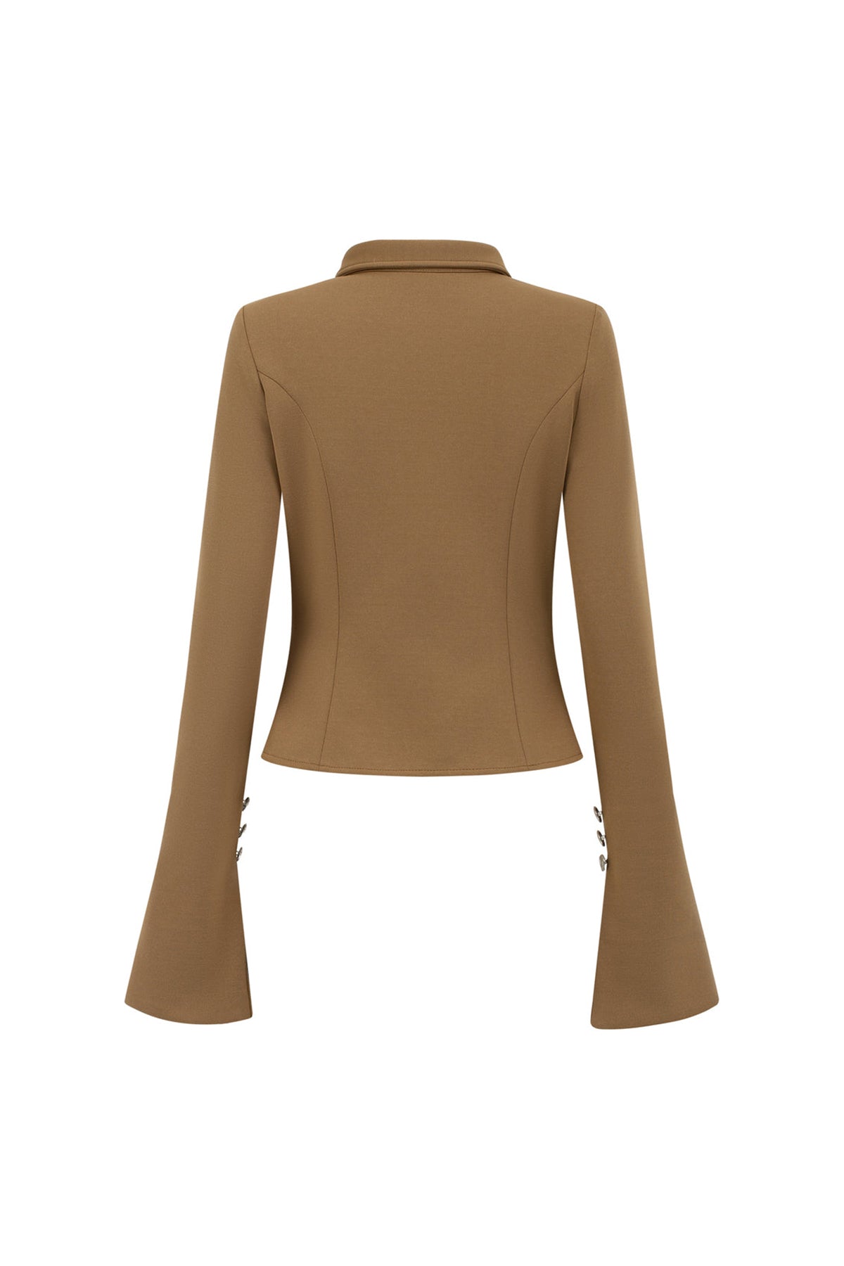 Twilight Collared Button Top