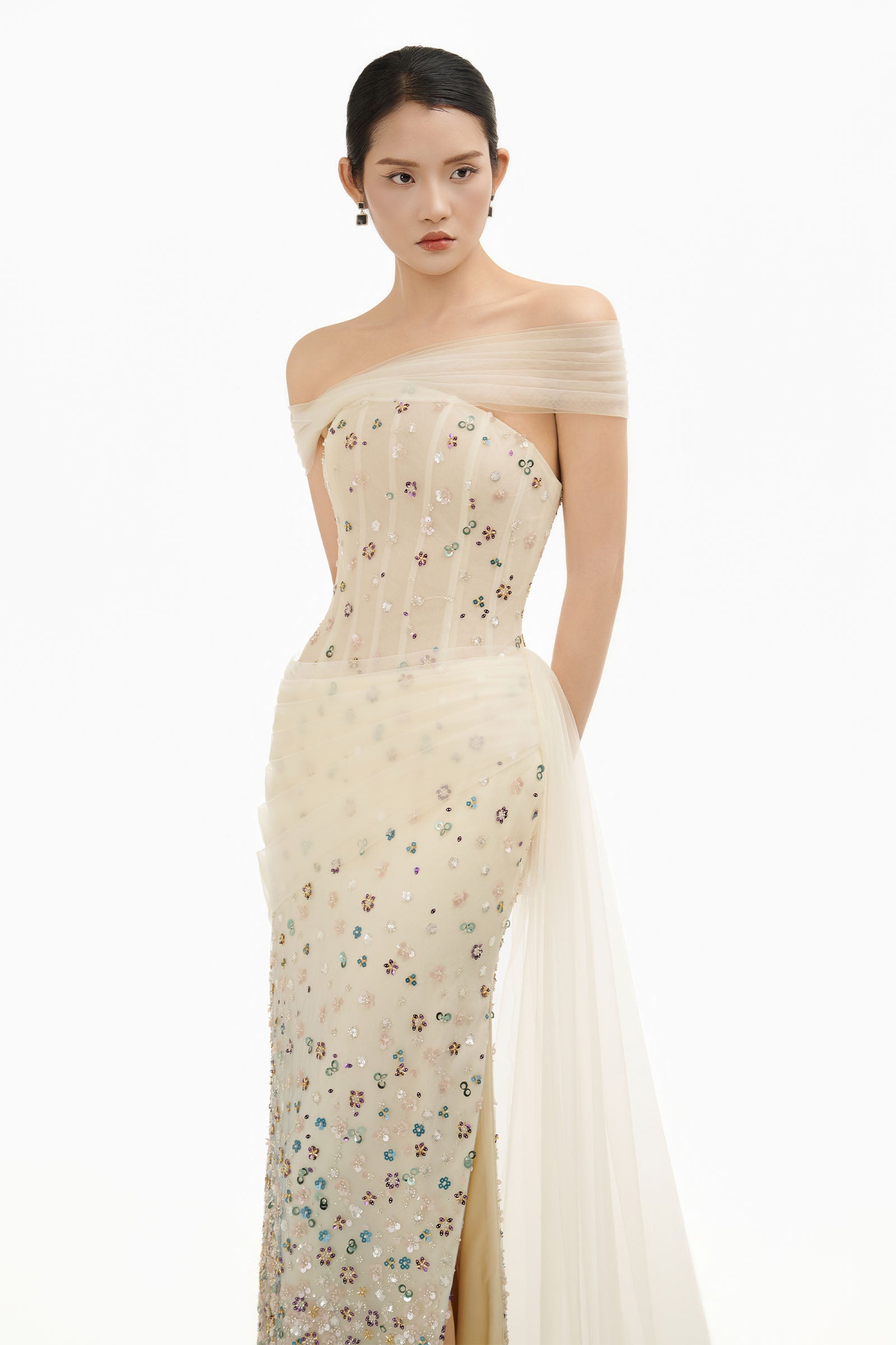 Ophelia Sequin Maxi Dress