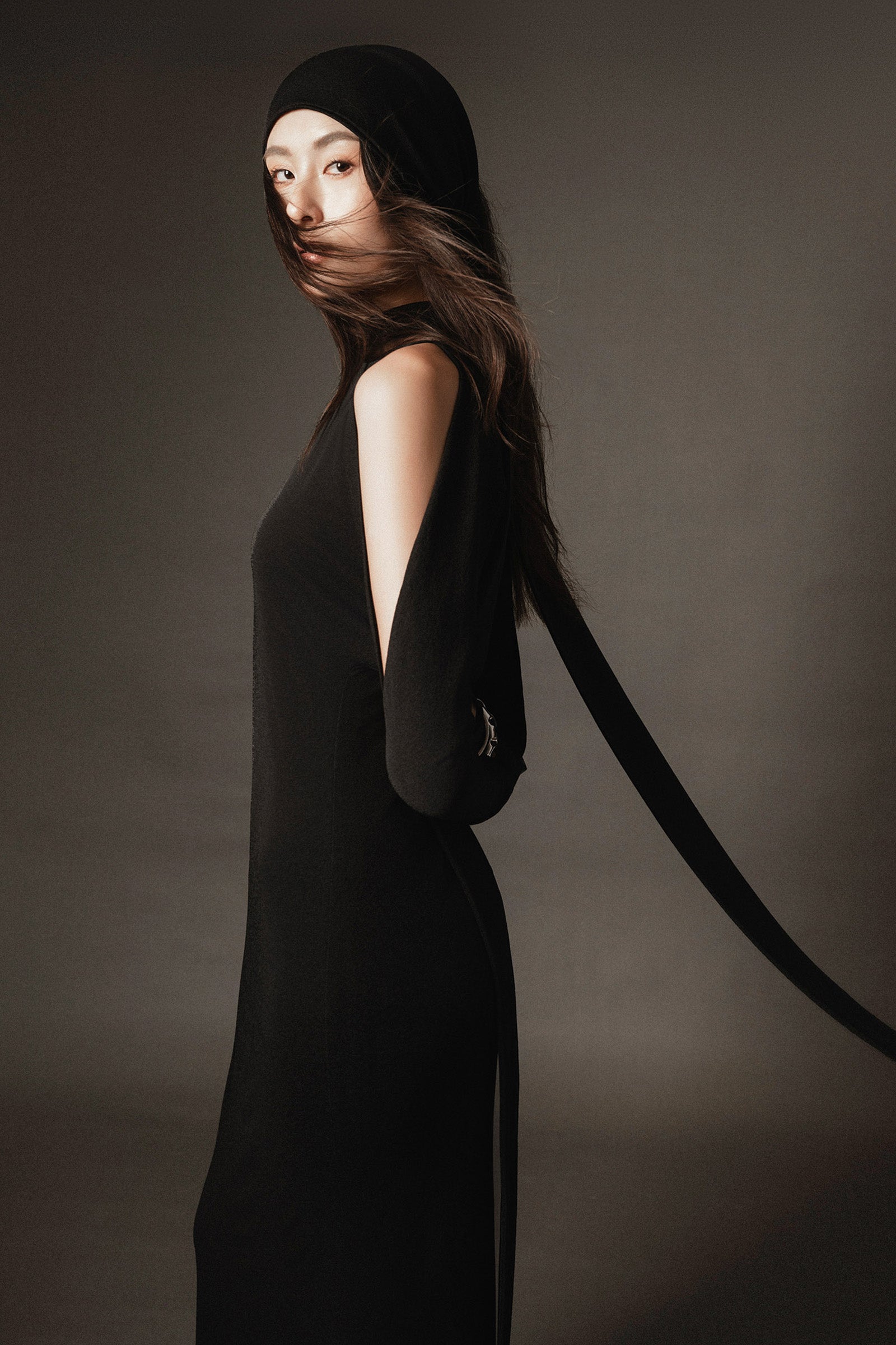cold shoulder cotton dress Women's Dina Cold Shoulder Cotton Maxi Dress S/M/L/Customize Black MEAN BLVD