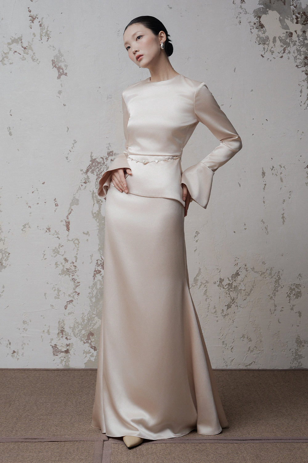 Lior Bell Sleeve Maxi Dress