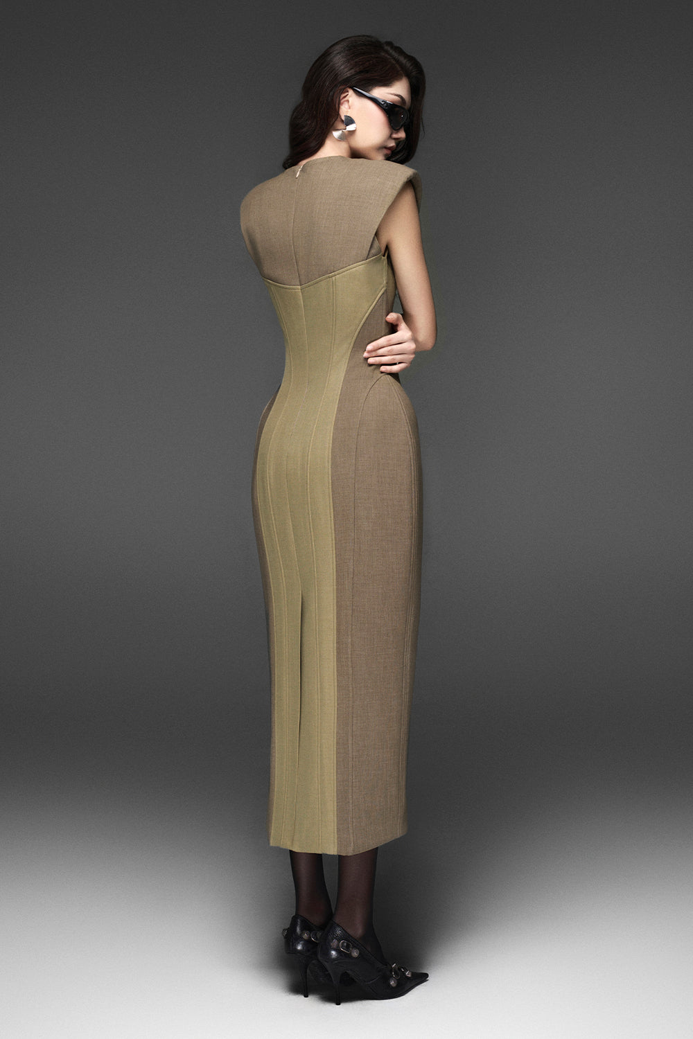 Adeline Sheath Midi Dress
