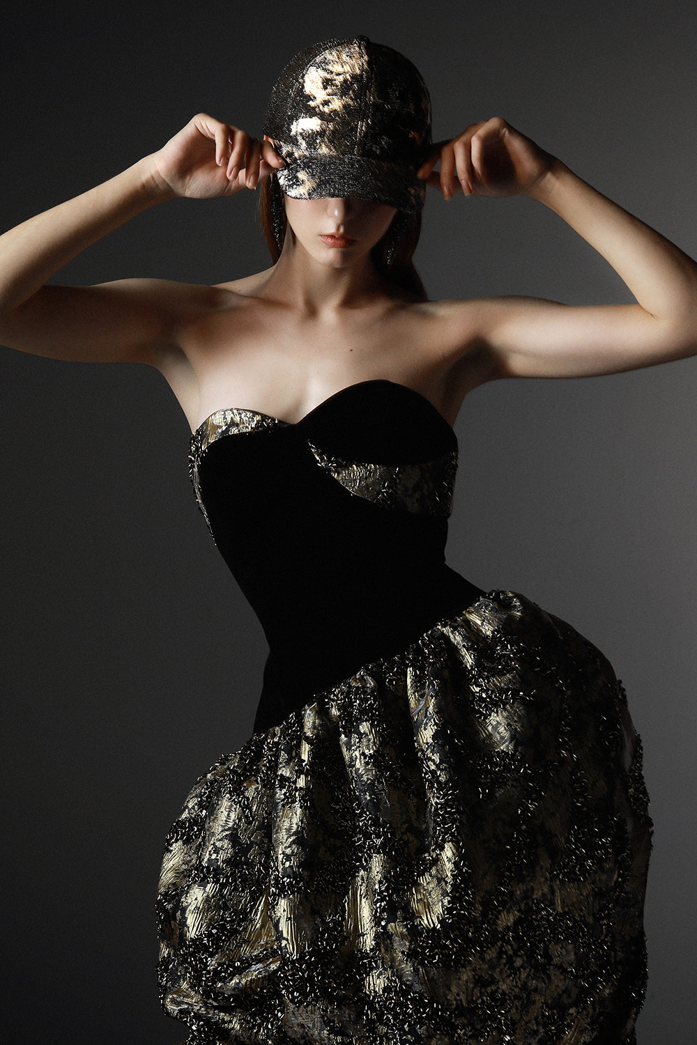 Shatterlight Sweetheart Midi Dress