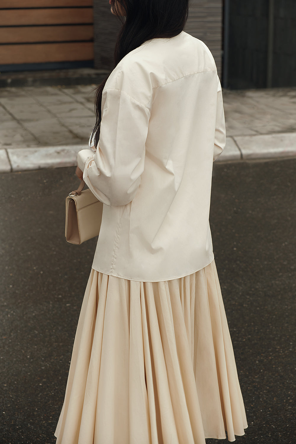 Petal Pleated Skirt