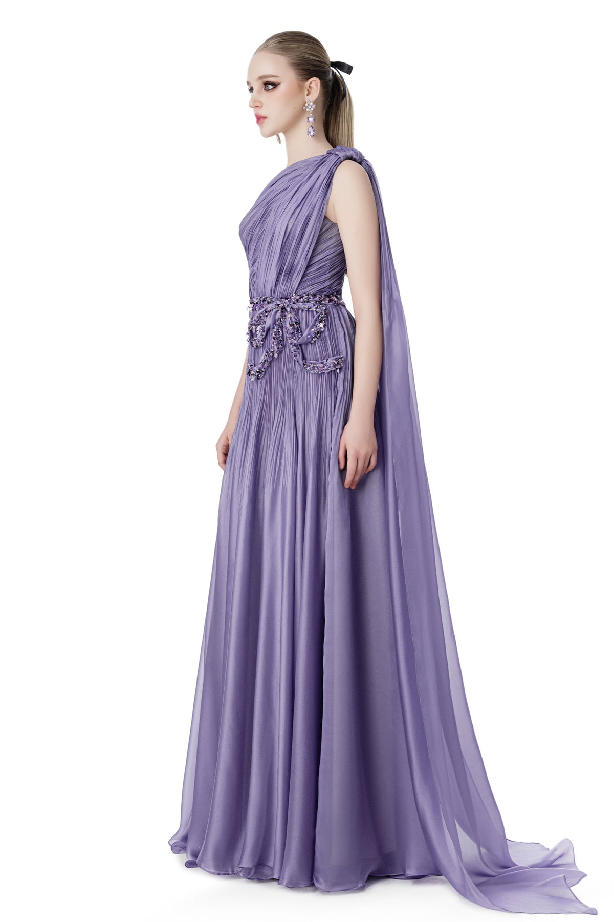 Freya Pleated Maxi Dress