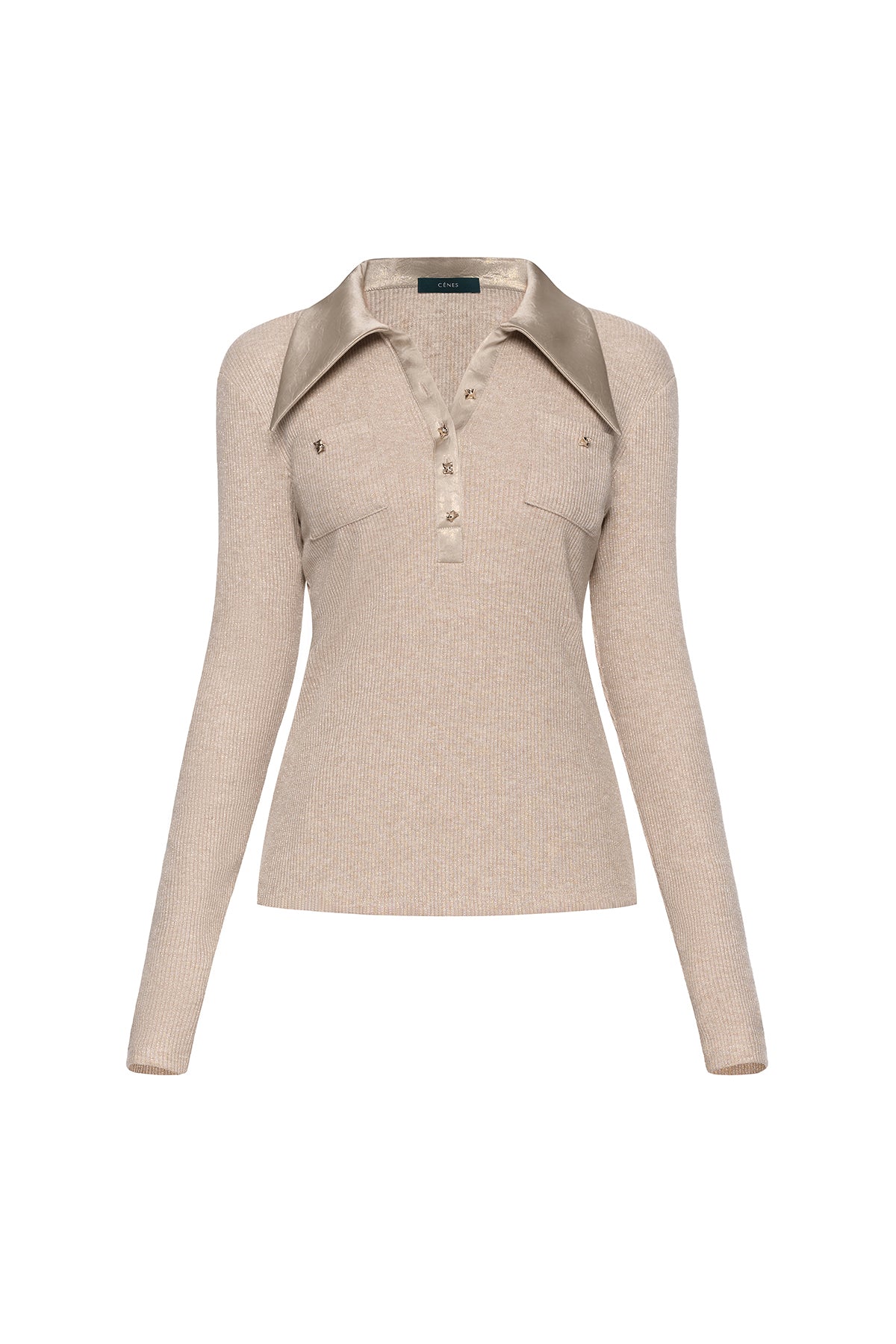 Celine Collared Top
